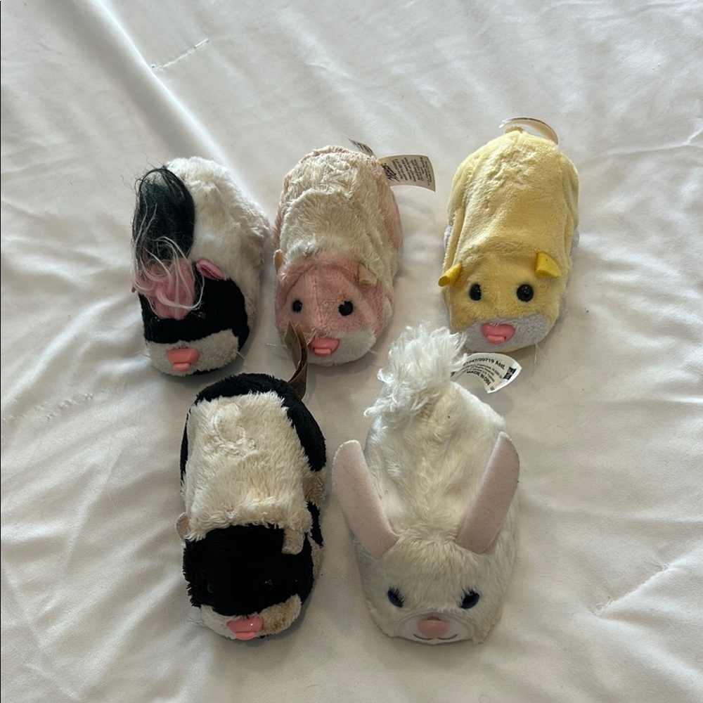 Lot of 5 Zhu Zhu Pets Hamster Electronic Interactive Sounds and Movement Toys